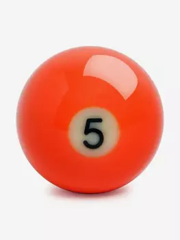 Шар бильярдный d=57,2 мм Pool Standart №05, Оранжевый