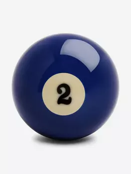 Шар бильярдный d=57,2 мм Pool Standart №02, Синий
