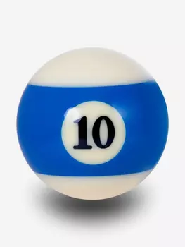Шар бильярдный d=57,2 мм Pool Standart №10, Синий