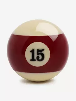 Шар бильярдный d=57,2 мм Pool Standart №15, Коричневый