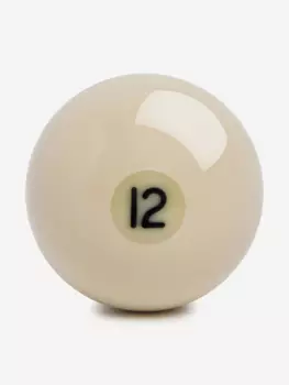 Шар бильярдный d=60 мм Русская Пирамида №12, Белый