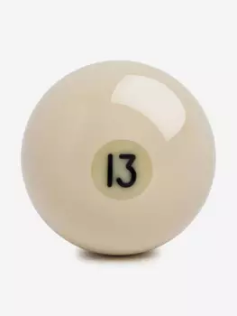 Шар бильярдный d=68 мм Русская Пирамида №13, Белый