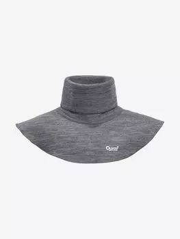 Шарф-манишка трехслойная, Серый