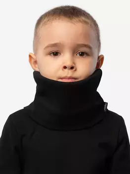 Шарф (Снуд) двухслойный детский bodo, Черный