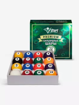 Шары для бильярда Start Billiards Premium 57,2 мм, Мультицвет