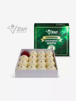 Шары для бильярда Start Billiards Standard РП 60 мм, Белый