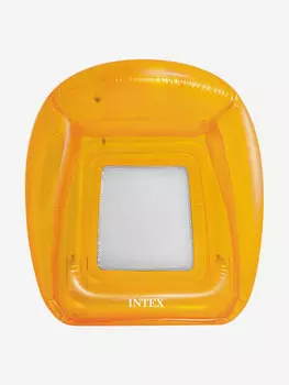 Шезлонг для плавания Intex 56802NP (104х102см), оранжевый, Оранжевый