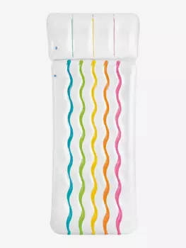 Шезлонг для плавания Intex 58724EU "Радуга" (203х84см), Мультицвет