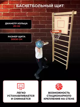 ЩИТ баскетбольный навесной №1 50х50, Бежевый