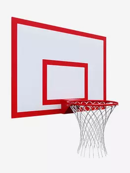 Щит баскетбольный тренировочный OLIMPCITI, 1200х900, фанера 18, без рамы, Белый