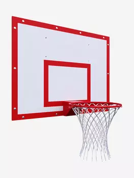 Щит баскетбольный тренировочный OLIMPCITI, 1200х900, фанера 12, на раме, Белый