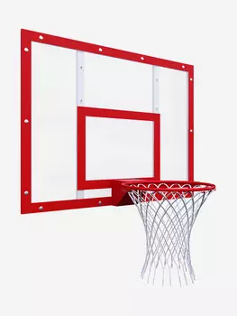 Щит баскетбольный тренировочный OLIMPCITI, 1200х900, оргстекло, Белый