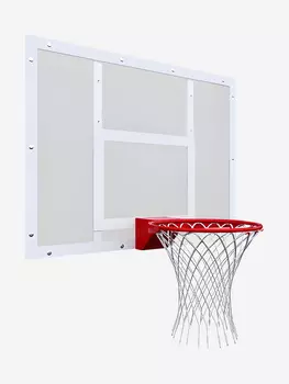 Щит баскетбольный тренировочный OLIMPCITI, 1200х900, поликарбонат, Белый