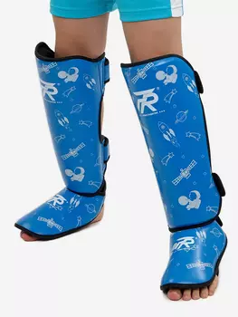 Щитки для защиты голени и стопы для ММА, Синий