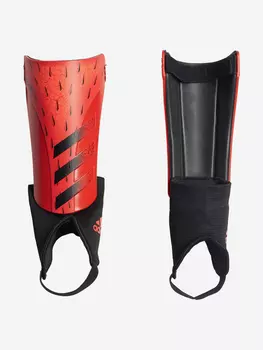 Щитки футбольные детские adidas Predator Match, Красный, размер 100-120
