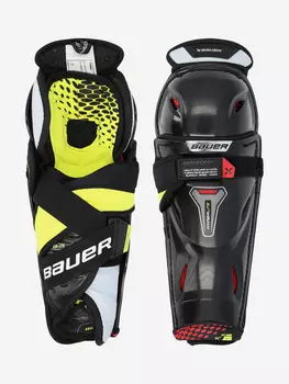 Щитки хоккейные детские Bauer Vapor Hyperlite JR, Черный