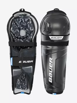 Щитки хоккейные Bauer X SR, Черный