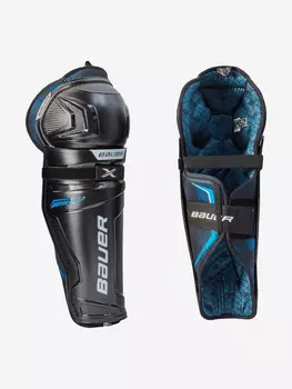 Щитки хоккейные детские Bauer X INT, Черный
