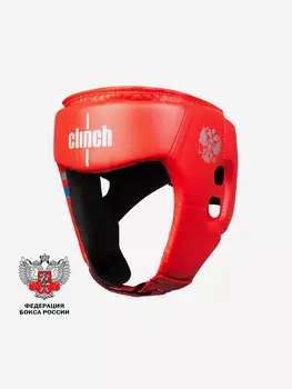 Шлем боксерский Clinch Olimp красный, Красный
