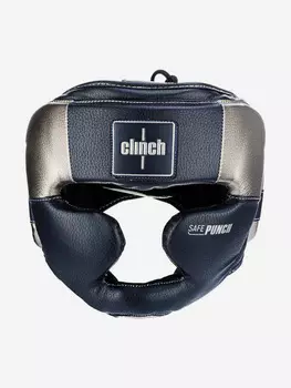 Шлем боксерский Clinch Punch 2.0 Full Face темносине-бронзовый, Синий