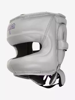 Шлем боксерский с бампером Clinch Undefeated Russian Team серебристый, Серебряный