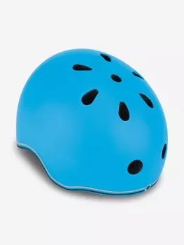Шлем детский Globber GO UP LIGHTS, Голубой