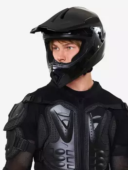 Мотошлем Aspolife, Черный