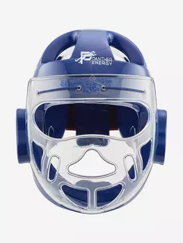 Шлем для тхэквондо с маской Panther Energy, Синий