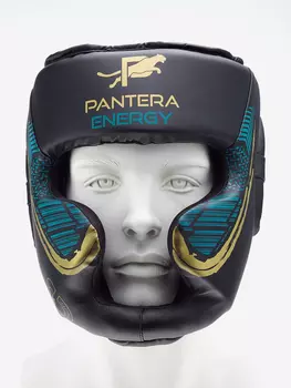 Шлем Ultimatum Gold PANTHER ENERGY, Черный