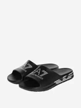 Шлепанцы мужские EA7 SHOES BEACHWEAR, Черный