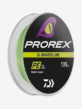 Шнур DAIWA Prorex Ul Finesse Braid 135м Chartreuse 0,104мм 2,8кг, Желтый