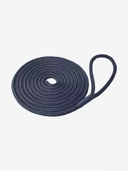 Шнур для яхт плетеный Петроканат ШВАРТОВЫЙ 14,0 мм, 2700 кг, 6 м, с огоном 30 см, черный, Черный