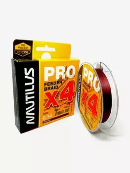 Шнур Nautilus Pro Feeder Braid Brown d-0.14 6.8кг 15lb 150м, Коричневый