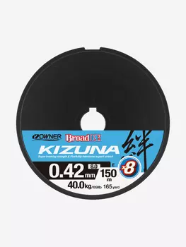 Шнур OWNER Kizuna X8 Broad PE multi color 10м 150м 0,42мм 40кг, Мультицвет