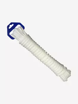 Шнур плетеный Петроканат СТАНДАРТ 10 мм (10 м) белый (евромоток), Белый