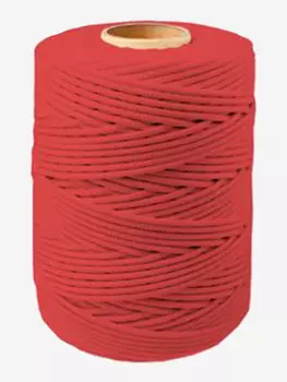 Шнур плетеный Петроканат СТАНДАРТ 1,5 мм (220 м) красный, бобина, Красный
