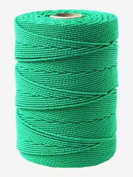 Шнур плетеный Петроканат СТАНДАРТ 1,5 мм (500 м) зеленый, евробобина, Зеленый