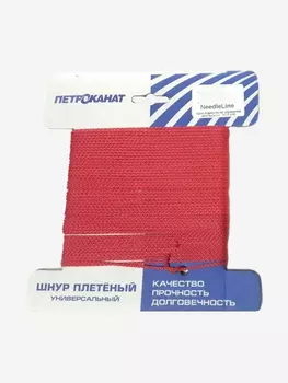 Шнур плетеный Петроканат УНИВЕРСАЛ 3,0 мм (20 м) красный, еврокарточка, Красный