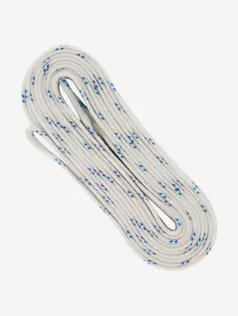 Шнурки для коньков Nordway с пропиткой Wax, Белый