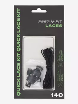 Шнурки Feet-n-Fit, Черный