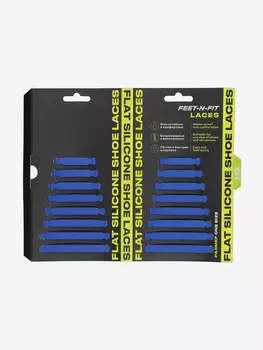 Шнурки Feet-n-Fit Silicone, Синий