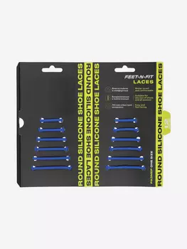 Шнурки Feet-n-Fit Silicone, Синий