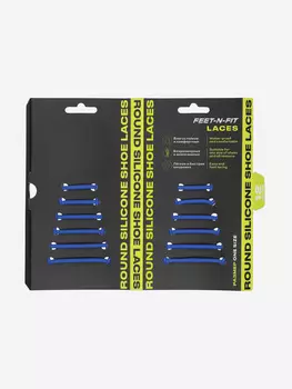 Шнурки Feet-n-Fit, Синий