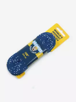 Шнурки хоккейные без пропитки Howies (108"/274), Синий