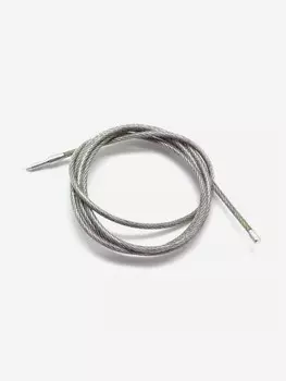 Шомпол гибкий ЧИСТОGUN для нарезных кал. от .22, адаптер-игла под патчи, дюраль, длина 100 см, Серебряный