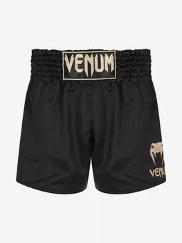 Шорты для тайского бокса Venum, Черный