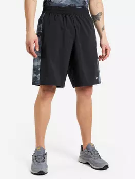 Шорты мужские Reebok Train Camo Woven Short, Серый