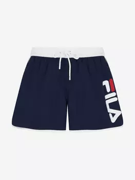 Шорты плавательные для мальчиков FILA, Синий, размер 152