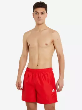 Шорты плавательные мужские adidas Solid Swim, Красный, размер 48-50