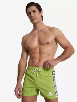 Шорты плавательные мужские Kappa Banda d’Origini, Зеленый